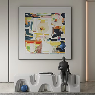 decorative painting 3d model