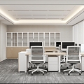 Office Office Area Open Office 3d model