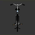 Modern City Bicycle With Green Frame Black Seat And Sleek Design Details