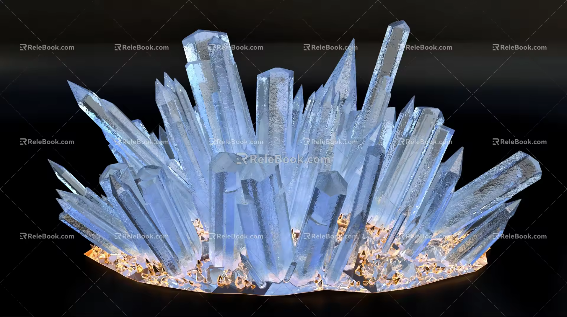 Gem Natural Crystal Element Crystal 3d model