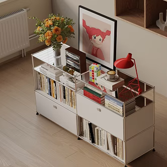 Modern Entrance Cabinet 3d model
