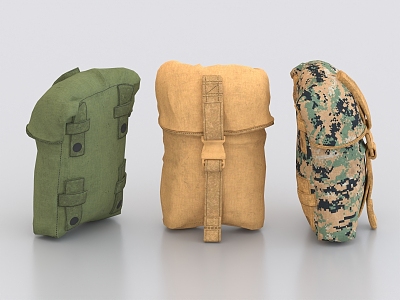 Supply Bag Maintenance Bag Supply Bag Ration Bag Backpack Schoolbag 3d model