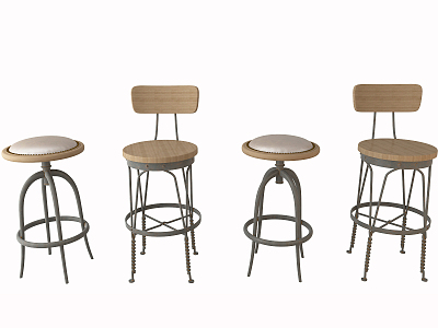 Industrial LOFT Bar Chair model