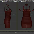 Elegant Yellow Spaghetti Strap Bodycon Dress With Gold Bracelet Accessories