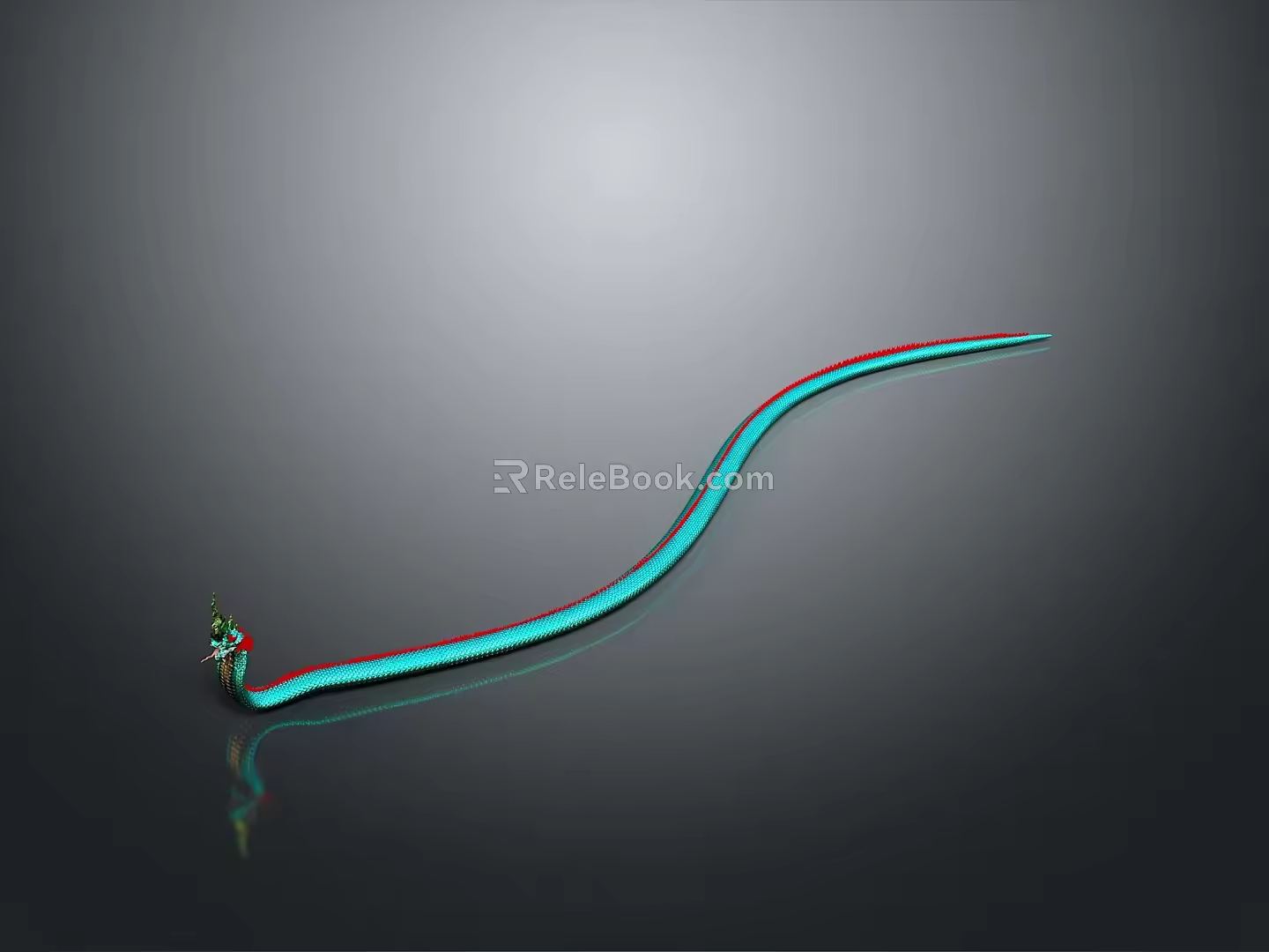 snake cobra venomous snake python reptile cold-blooded animal reptile 3d model