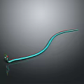 snake cobra venomous snake python reptile cold-blooded animal reptile 3d model