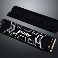 FURY Computer RAM Memory Module with Black Surface and White Circuit Design for Desktop PC