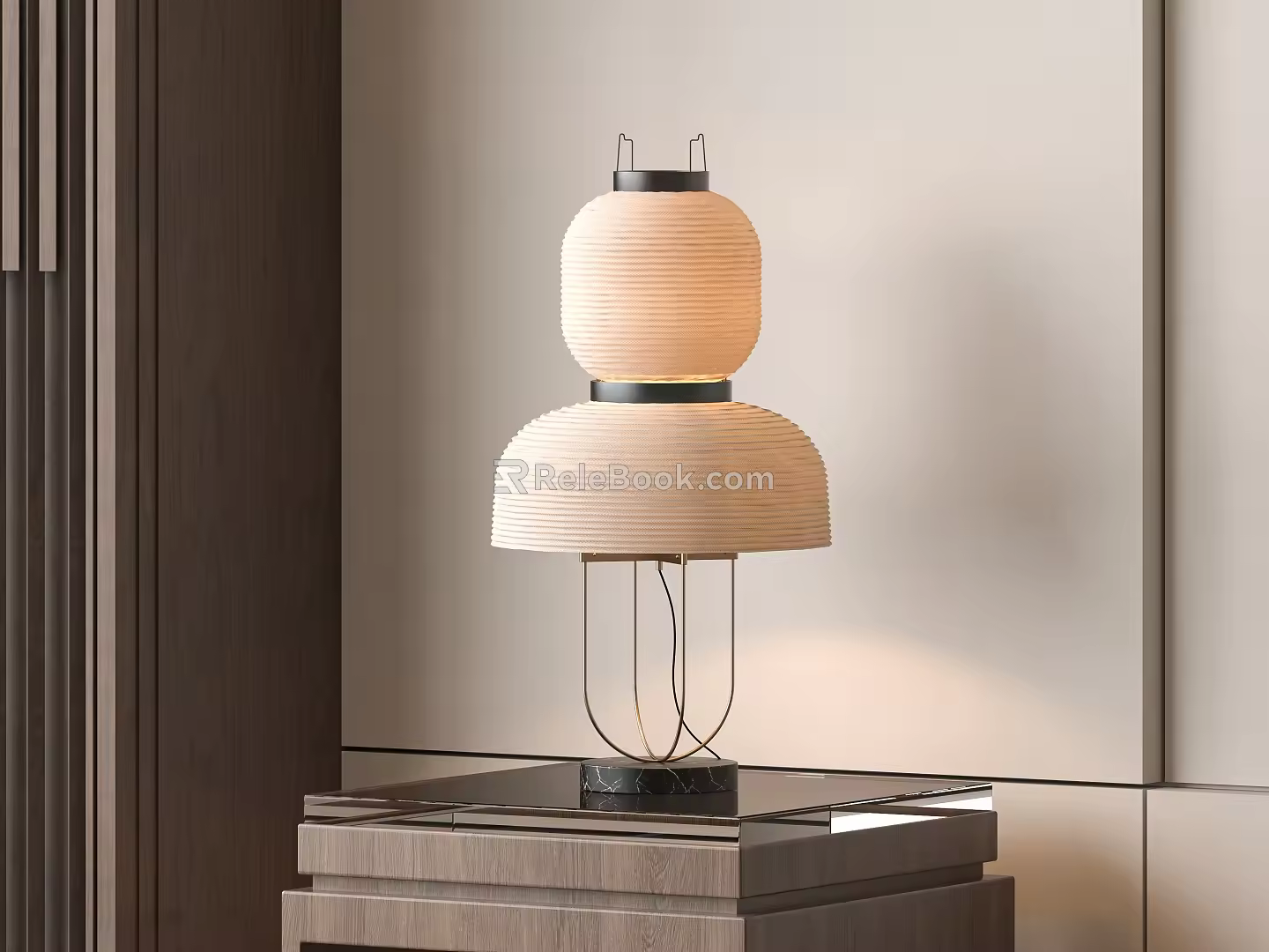 Middle Style Table Lamp 3d model