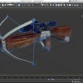 Crossbow Cartoon Crossbow Mechanical Crossbow Low Face Number Low Model Simple Model Game Sub-era Film and Television Level Super Realistic 3d model
