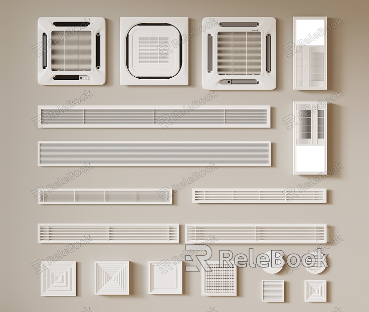 Air conditioning air outlet round air outlet central air conditioning air outlet bath heater air outlet model