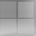 Four Types of Mesh Patterns Featuring Hexagonal And Grid Designs With Varied Textures
