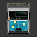 LOADMASTER Control Console Featuring Loading Display Screen Blue Buttons And Knobs