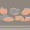 Modern Ceiling Lights with Star Heart Hexagonal Oval Rectangular Shapes for Indoor Use