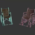 Modern And Vintage Wheelchairs Featuring Metal Frames And Wooden Seats