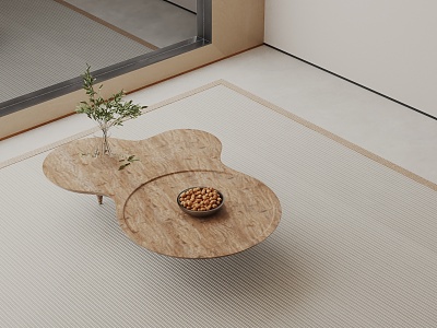 Modern coffee table model