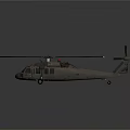 Military Utility Helicopter Featuring Detailed Rotor Blades Cockpit And Structure Design