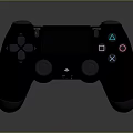Black Gaming Controller With Colorful Buttons Analog Sticks And Ergonomic Design