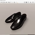 Black Lace up Formal Shoes with Sleek Design Classic Style and Smooth Upper
