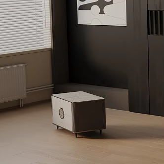 Modern bedside table 3d model