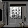Modern Living and Dining Room Interior With Beige Sofa Wooden Coffee Table And Decorative Painting