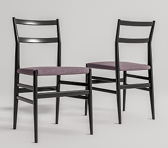 Modern Dining Chair Single Chair Dining Chair 3d model