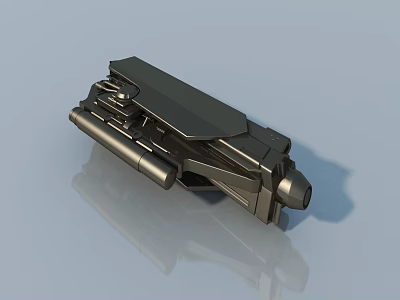Modern Swing Door Hardware Featuring Metal Construction And Durable Structural Components 3d model