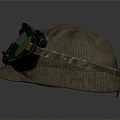 Modern Hat Work Hat Goggles 3d model