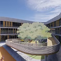 Kindergarten Architecture School Architecture 3d model
