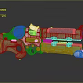 Modern Gun Laser Rifle Sci-Fi Gun Sci-Fi Weapon Future Weapon 3d model