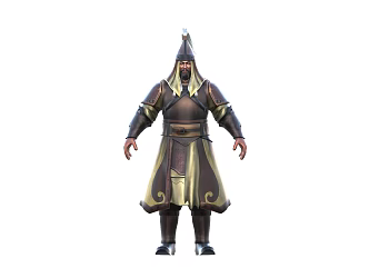 Mongolia is nearly 3d model