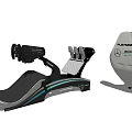 Mercedes Benz Ergonomic Racing Simulator With Steering Wheel Pedals And Seat