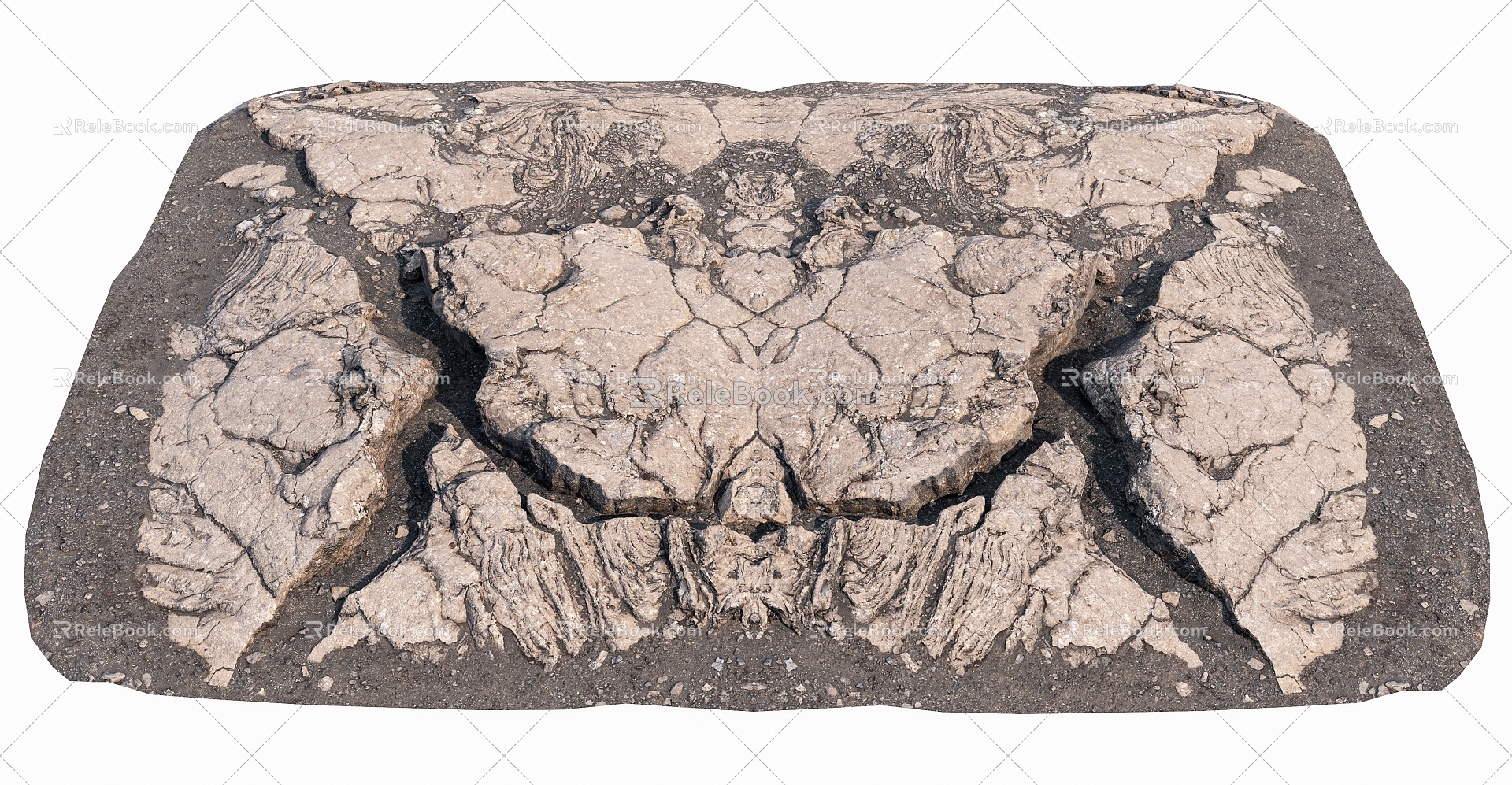 Modern Stone Ground 3d model