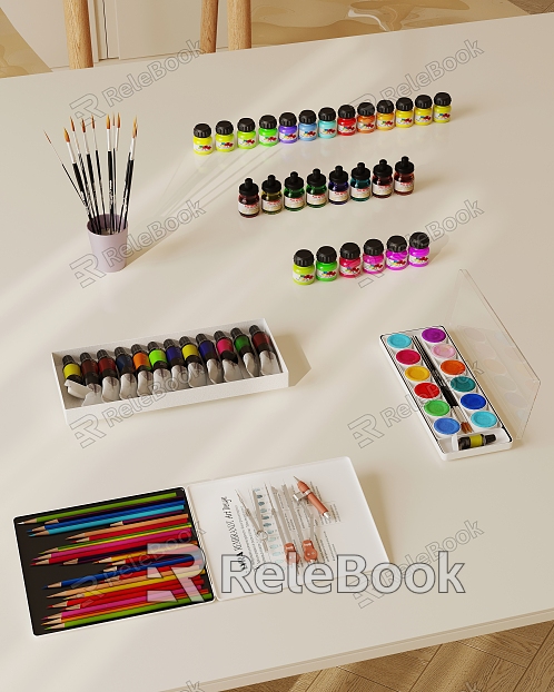 Modern children's stationery children's color lead art supplies model