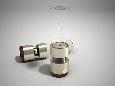 Modern Headphone Speaker With Wireless Connectivity And Premium Design Features 3d model