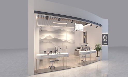 Modern Nail Shop 3d model