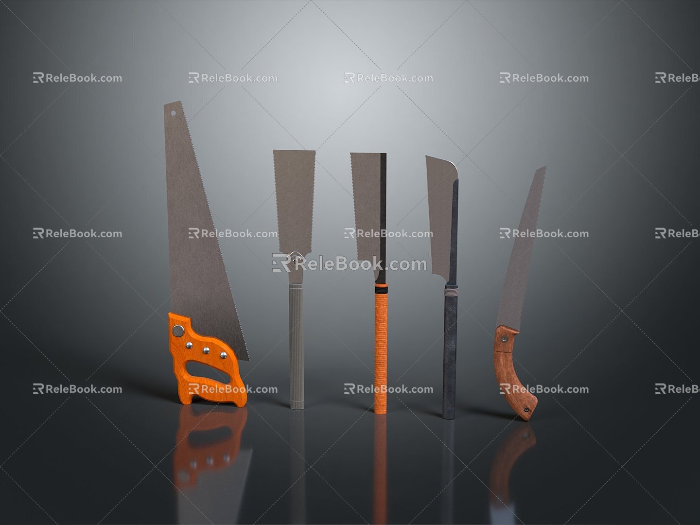 Iron Saw Woodworking Tools Rusty Iron Saw Wood Saw Saw Blade Tools Saw Hardware Tools Machining 3d model