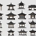 Chinese pavilion 3d model