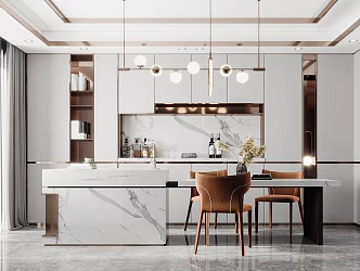 Modern Restaurant 3d model