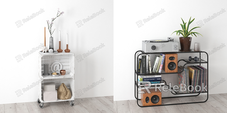 Industrial LOFT Storage Rack model