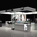 Lancome Cosmetics Specialty Store With Modern Display Counters And Skincare Products