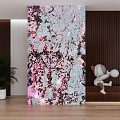 Modern Entrance Hallway Transparent Luxury Stone Pandora Marble Background 3d model