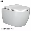 Modern White Wall Mounted Toilet With Sleek Contemporary Design Features