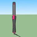 Black And Red Handheld Electric Curling Irons For Daily Hair Styling