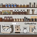 Essential Kitchen Appliances for Coffee and Tea Brewing with Grinder Maker and Storage Jars