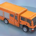 Engineering rescue vehicle Rescue vehicle Construction vehicle Engineering vehicle 3d model