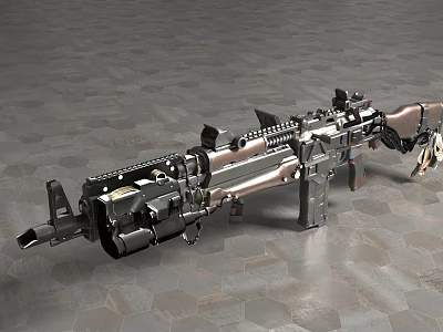 Modern guns. 3d model Modern guns. 3d model