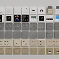 Modern Switch Socket 3d model