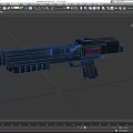 DC15S Star Wars Explosive Rifle Submachine Gun Semi-automatic Rifle Machine Gun Low Face Number Low Model Simple Model Game Sub-era Movie and TV Level 3d model