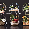 Decorative Vase Flowers With Orchids Sunflowers And Diverse Hanging Designs