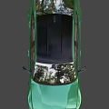 Green BMW M3 Sedan With Black Wheels Red Brake Calipers Luxurious Brown Interior Sporty Design